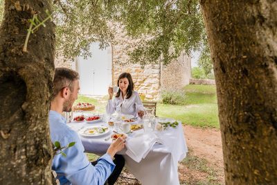 Baglio Occhipinti - Colazione nel giardino privato