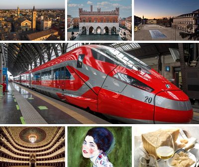 Visit Emilia e Trenitalia, riduzioni e vantaggi a Parma, Piacenza e Reggio Emilia.