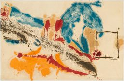 Helen Frankenthaler. Alassio 1960, olio su tela, cm 216,5 × 332,7. New York, Helen Frankenthaler Foundation